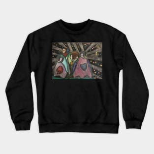 Party penguin pals by Riley Crewneck Sweatshirt